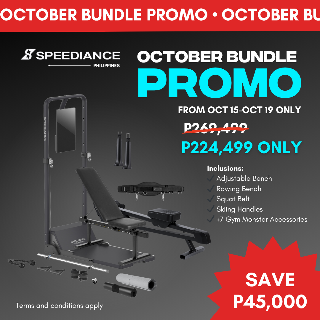 OCTOBER BUNDLE PROMO: Speediance Workout Benches with Skiing Handles and Squat Belt